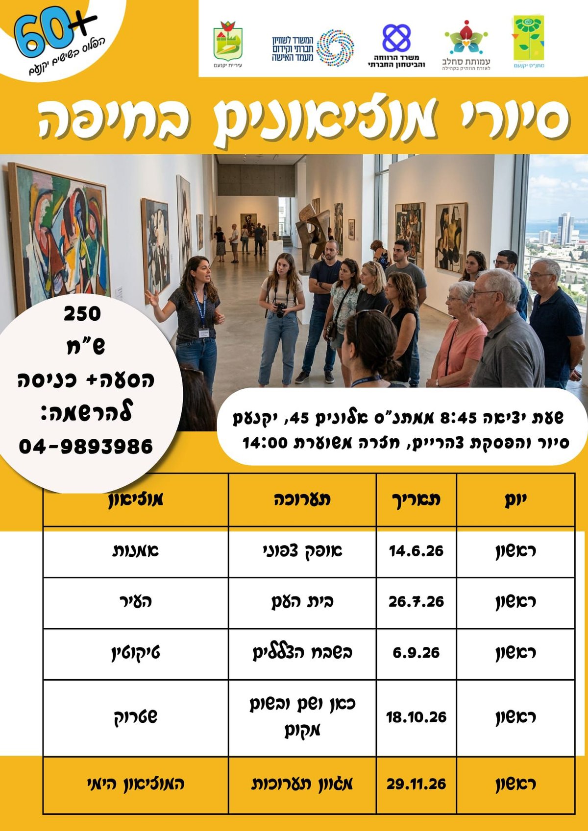 סיור מוזיאונים בחיפה